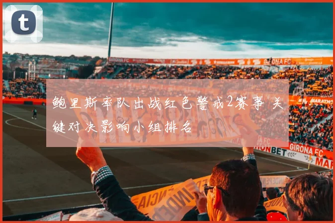 鲍里斯率队出战红色警戒2赛事 关键对决影响小组排名