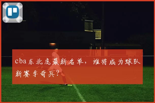 cba东北虎最新名单，谁将成为球队新赛季奇兵？